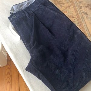J. Crew Navy Corduroy Dress Pant